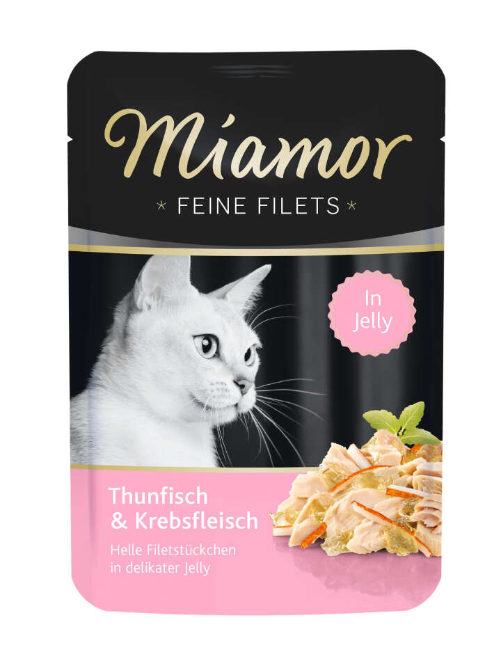 Miamor Katzen-Nassfutter Feine Filets Thunfisch & Krebsfleisch